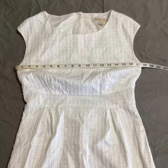 Michael Michael kors dress size 10 women’s sleeveless white - Picture 3 of 12